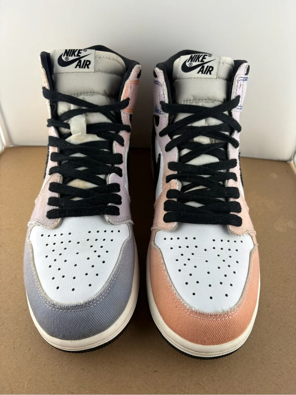 Nike Air Jordan 1 Retro Hi OG Craft DX0054-805 Skyline 2023 Denim size 9.5 (A6)
